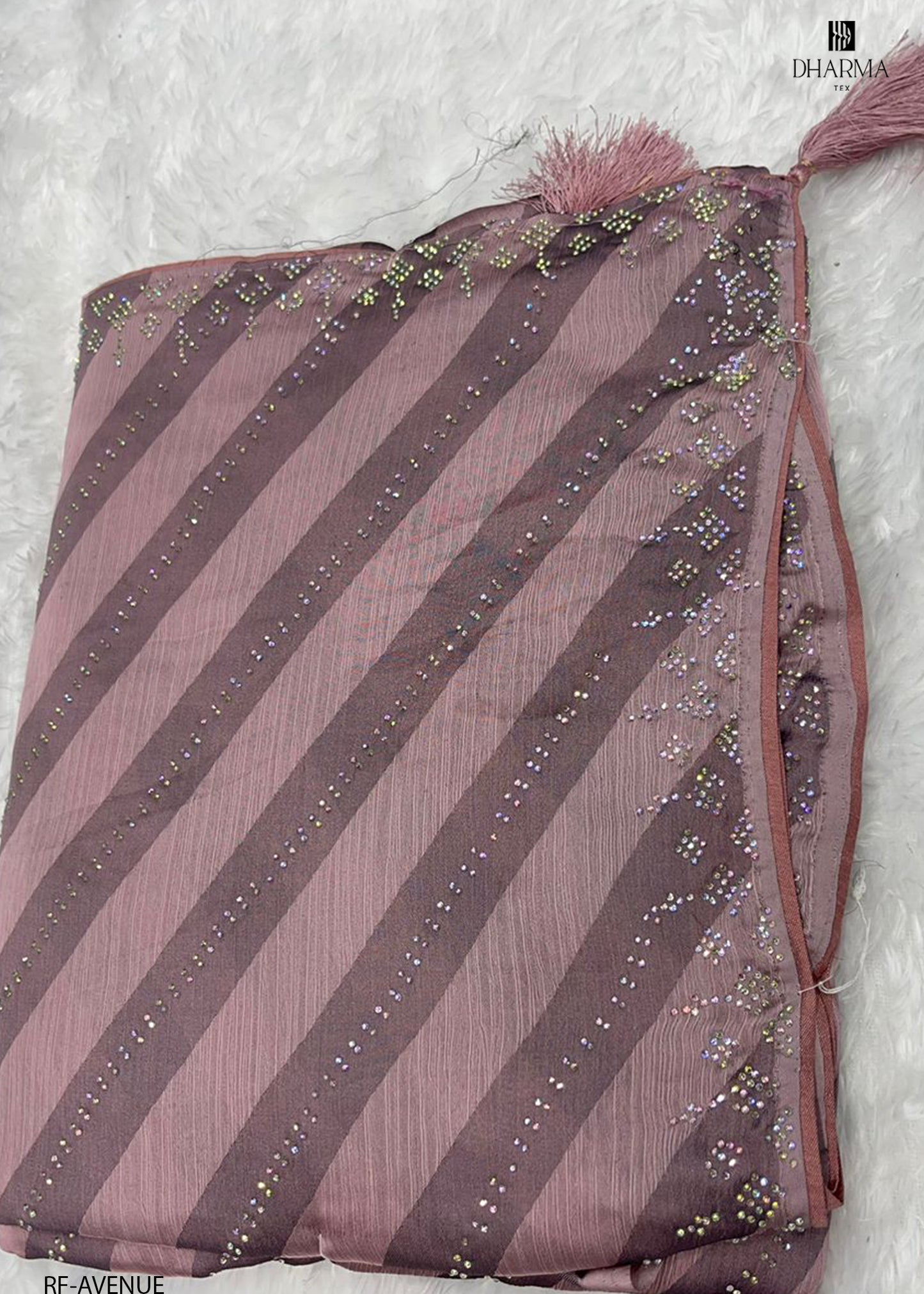 RF-AVENUE FANCY SAREE WITH SIROSKI WORK