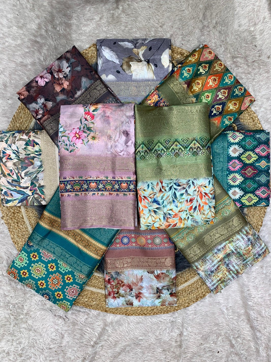 DP-POWER DOLA SILK SAREE WITH BEAUTIFUL DESIGN CATLOG ITEM AWESOME VARIETY