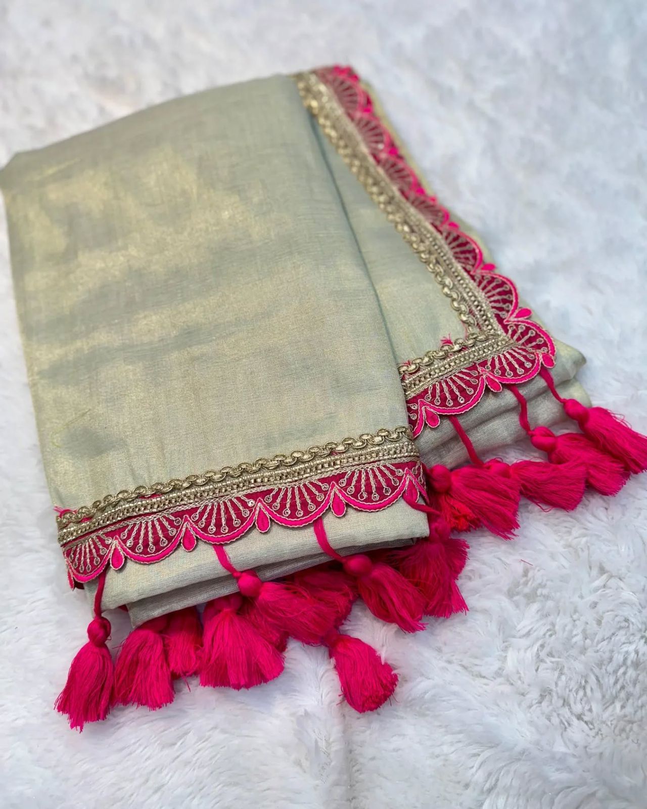 AS-1021 ERODE SILK SAREE WITH BEAUTIFUL LACE