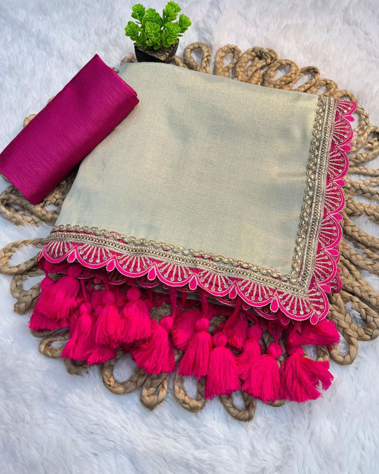 AS-1021 ERODE SILK SAREE WITH BEAUTIFUL LACE