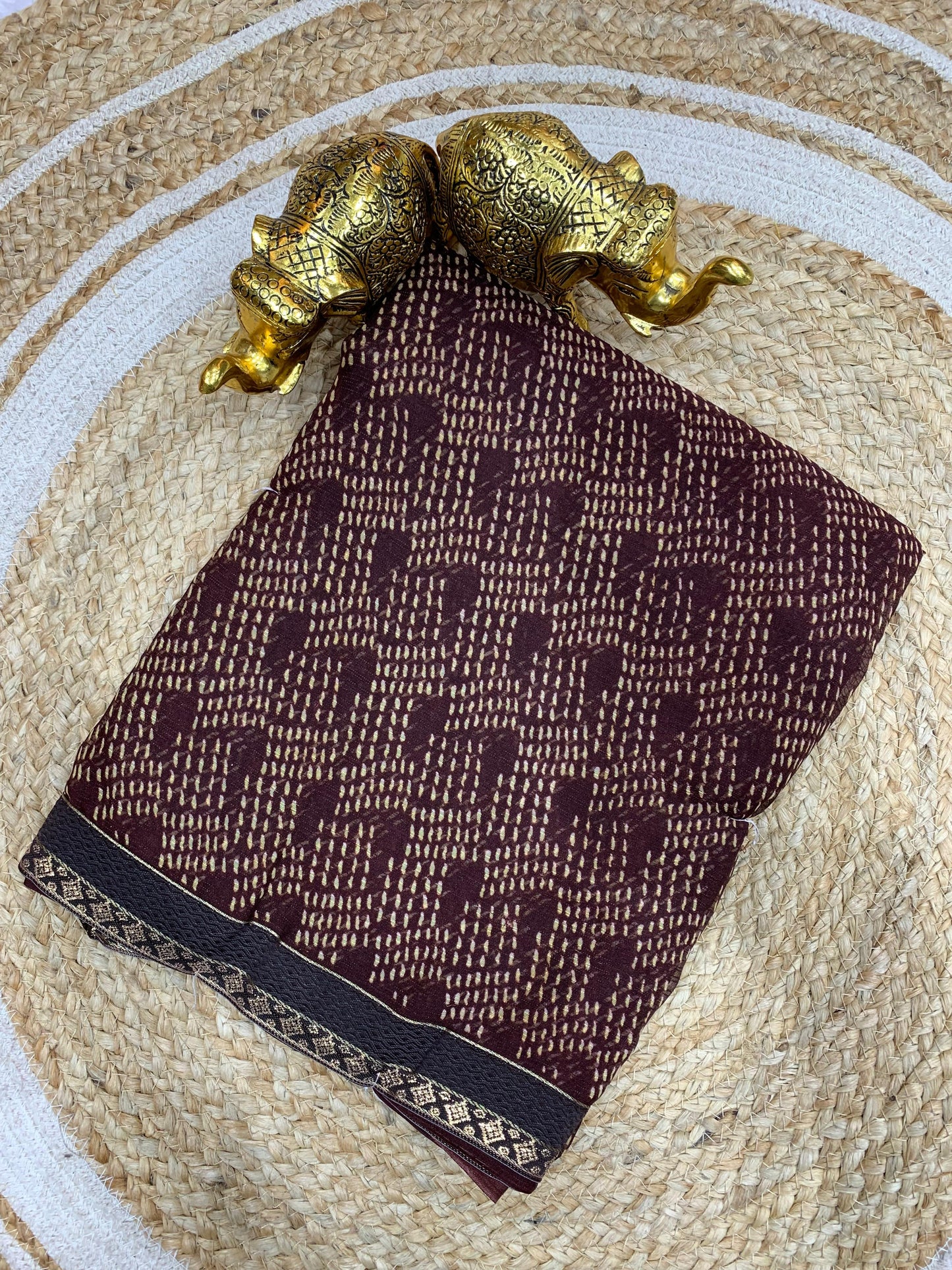 SV-CHINGARI Zomato Saree with beautiful Pattern with border