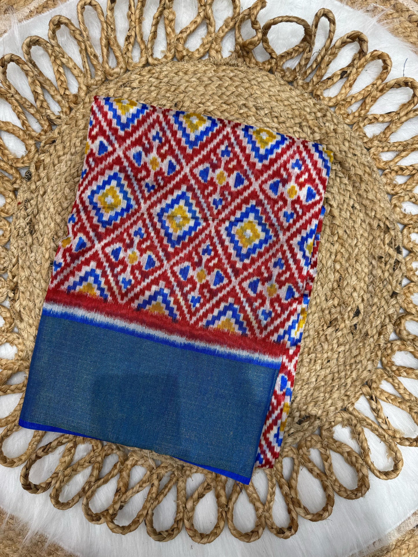 CP-PATOLA PATOLA SAREE WITH BEAUTIFUL PATOLA PRINT 5/2