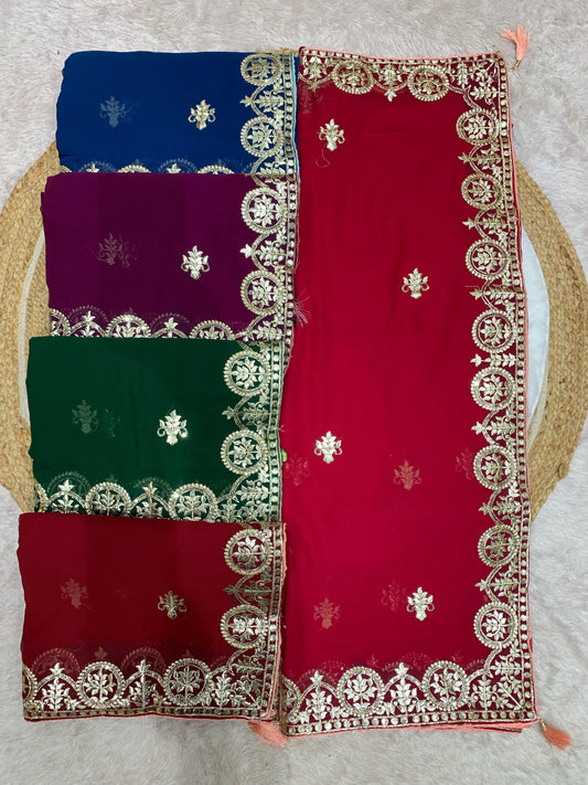 KAS-NEERJA BLOOMING SAREE WITH BEAUTIFUL PETHA WORK WITH TASSELS ATTACHED