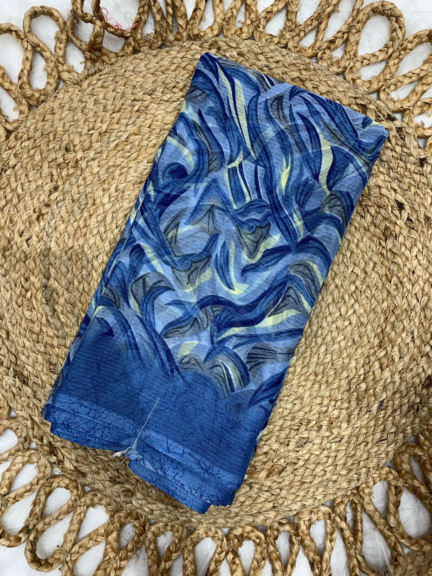 SV-PUZZLE ZOMATO SAREE WITH FLORAL DESIGN BORDER LESS