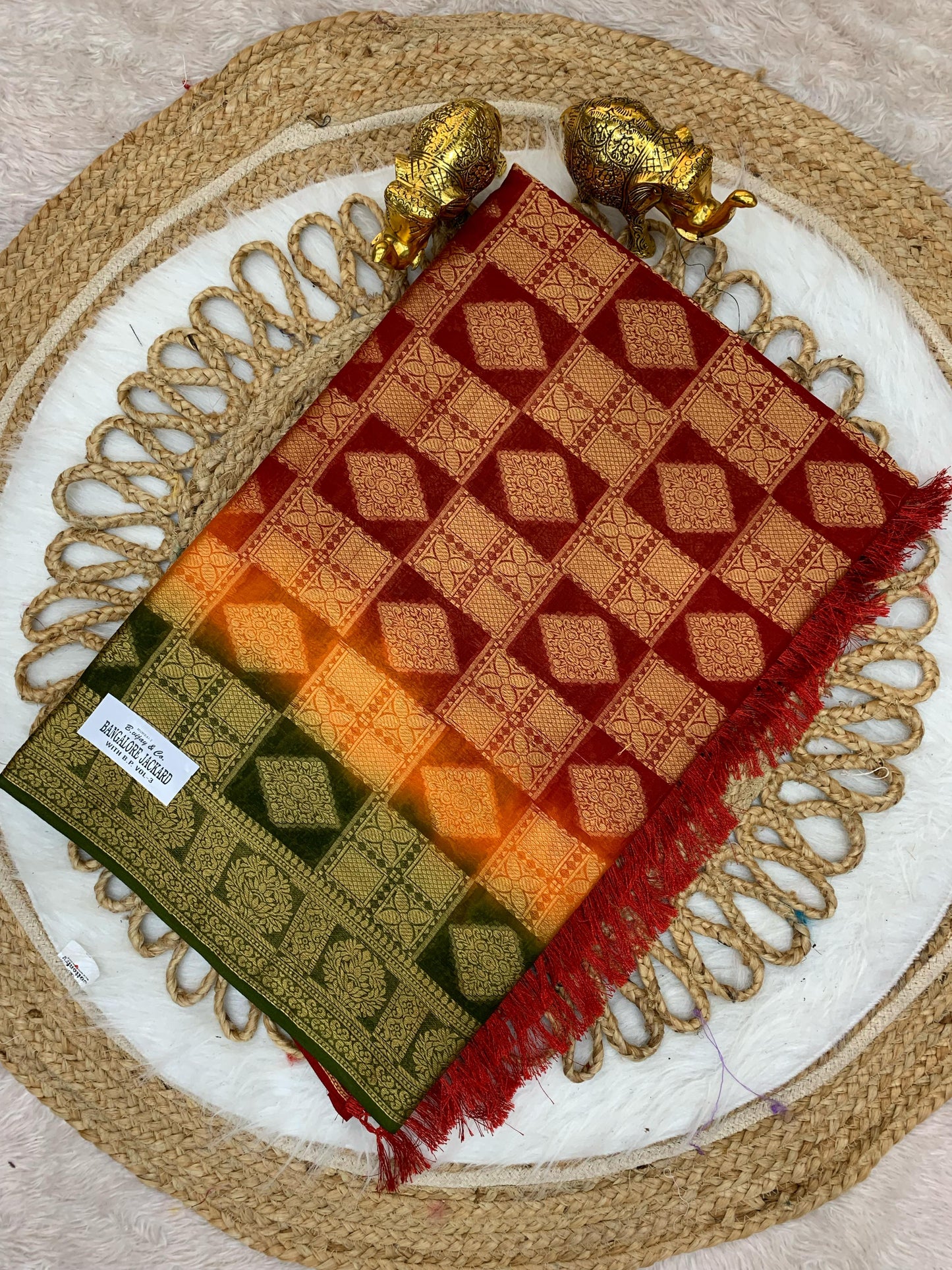 CT-BANGLORE PURE COTTON SAREE WITH BEAUTIFUL ALL DESIGNS