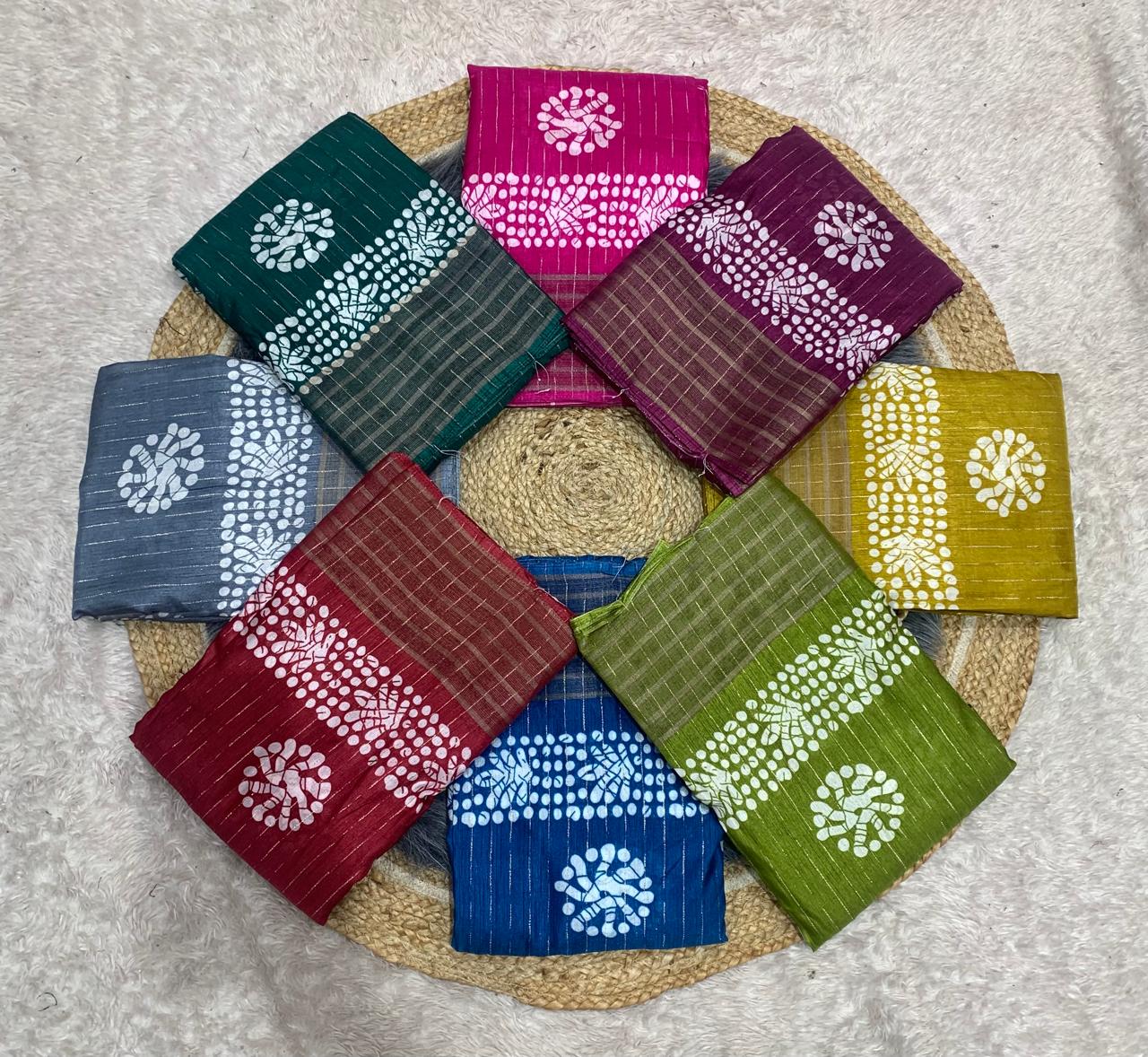 RK-7020 DOLA SAREE WITH SEQUENCE WORK ON BORDER WITH BEAUTIFUL PRINTS