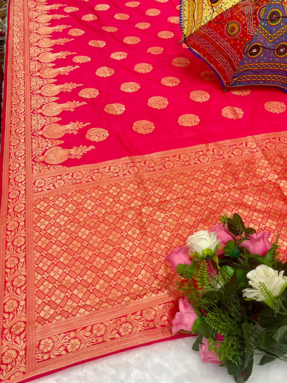 AJ-HIMAYA CHAMPION SILK SAREE WITH BEAUTIFUL DESIGN WITH RICH PALLU AND BUTTA DESIGN