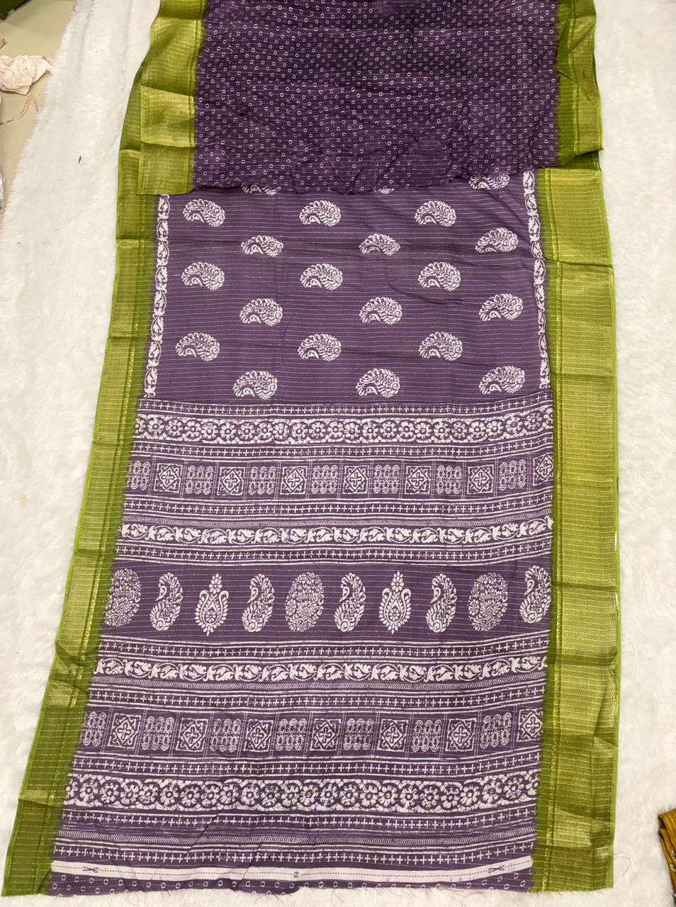 CP-7124 DOLA RIKO SAREE WITH BEAUTIFUL RICH PALLU WITH WHITE COMMON DESIGN WITH BEAUTIFUL DESIGN WITH LOVELY CONTRAST BLOUSE