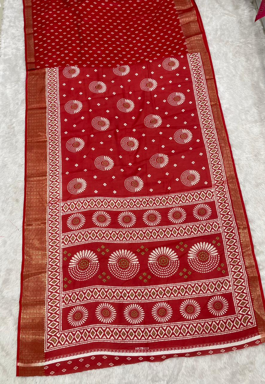CP-7139 DOLA SAREE WITH BEAUTIFUL RICH PALLU AND BEAUTIFUL DESIGN WITH JACQUARD BORDER WITH BEAUTIFUL BLOUSE