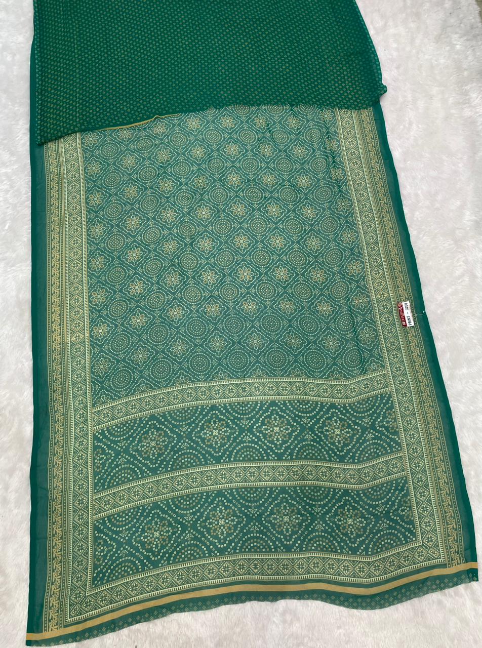PRINT-3254 RENIYAL FABRIC SAREE WITH BEAUTIFUL FLORAL PRINT WITH SOFT FABRIC