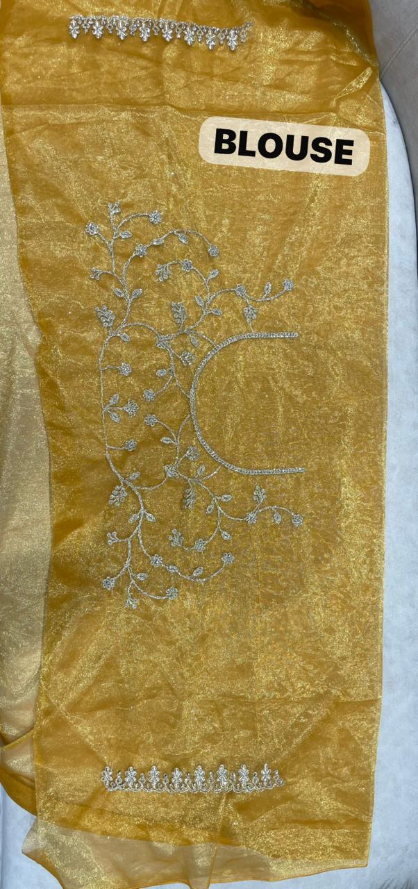BS-KALPANA PREMIUM NET FABRIC SAREE WITH HEAVY JHAL DESIGN WITH HEAVY EMBROIDERY WORK WITH DIAMOND WORK AND HEAVY BLOUSE