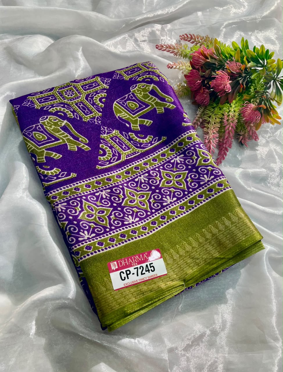 CP-7245 Marshmallow saree