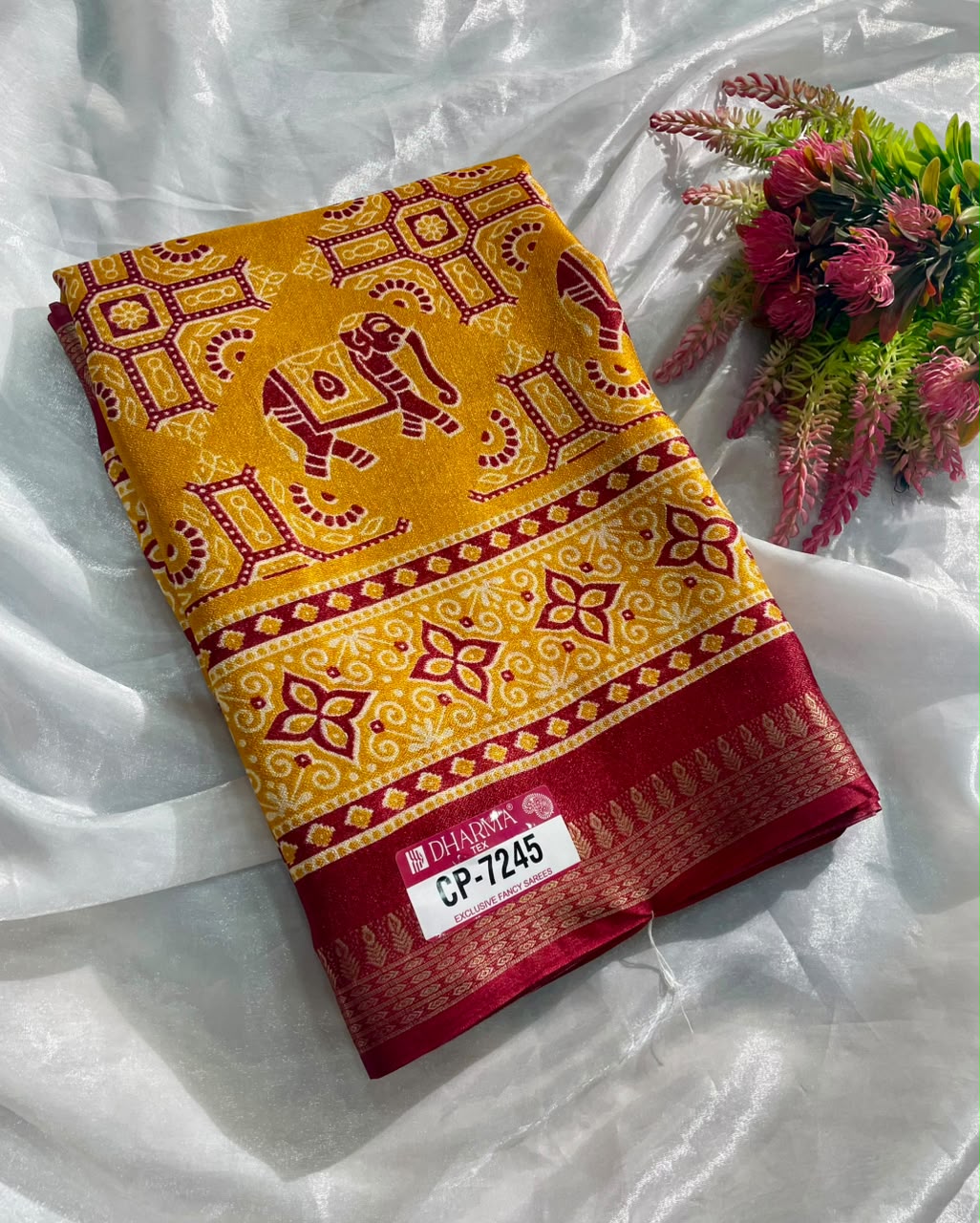 CP-7245 Marshmallow saree