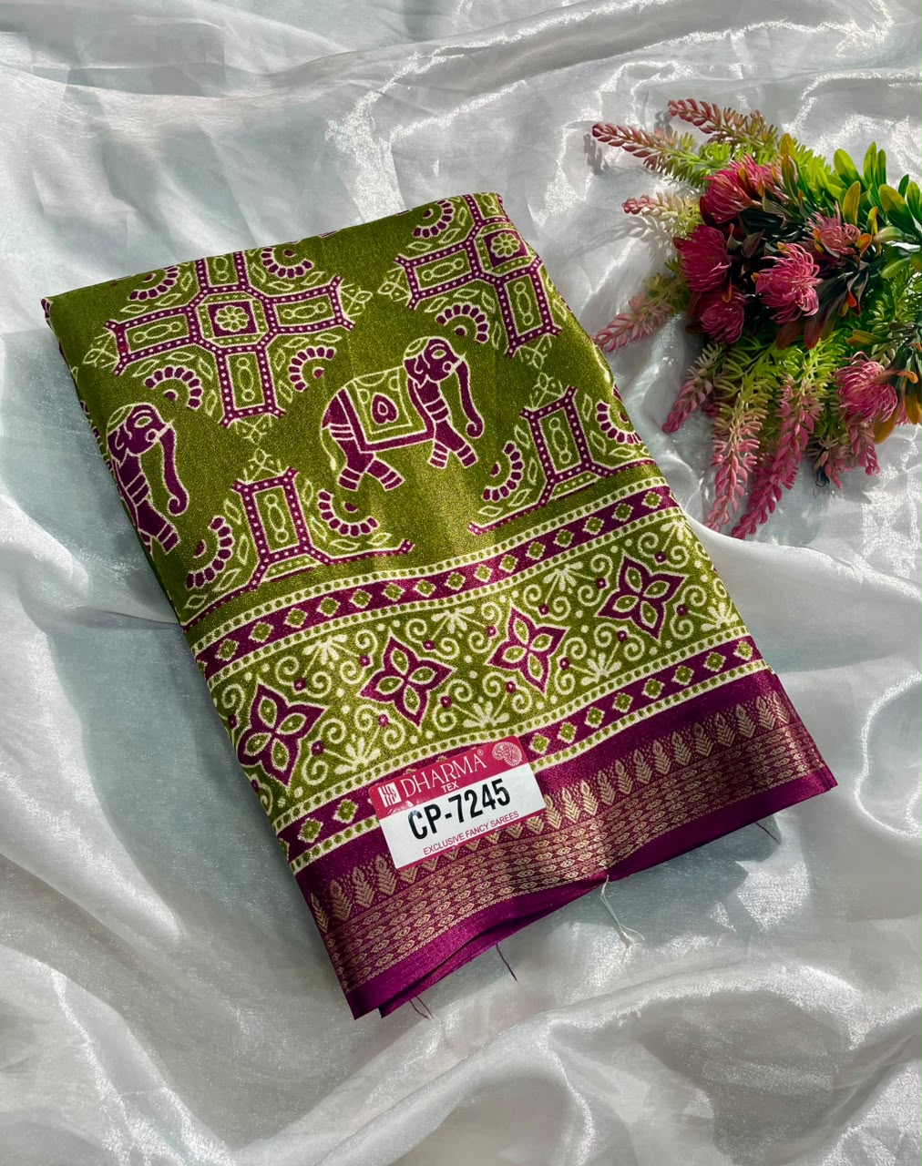CP-7245 Marshmallow saree