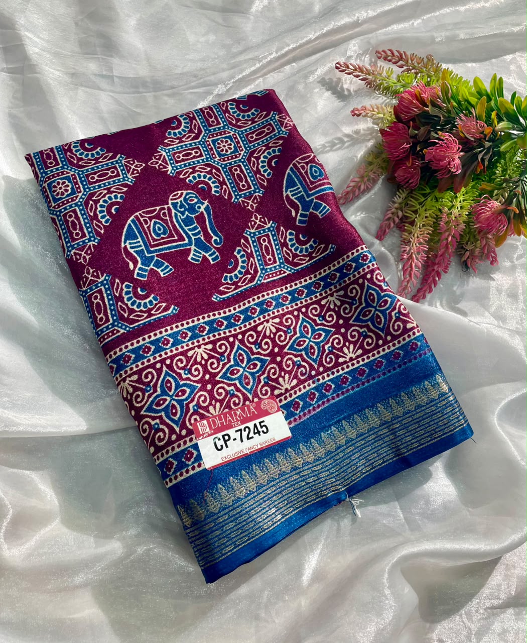 CP-7245 Marshmallow saree