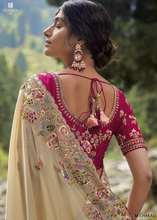 M-CHAKALI  Jimmy Chu With Multi Thread Embroidery Coding Sequence