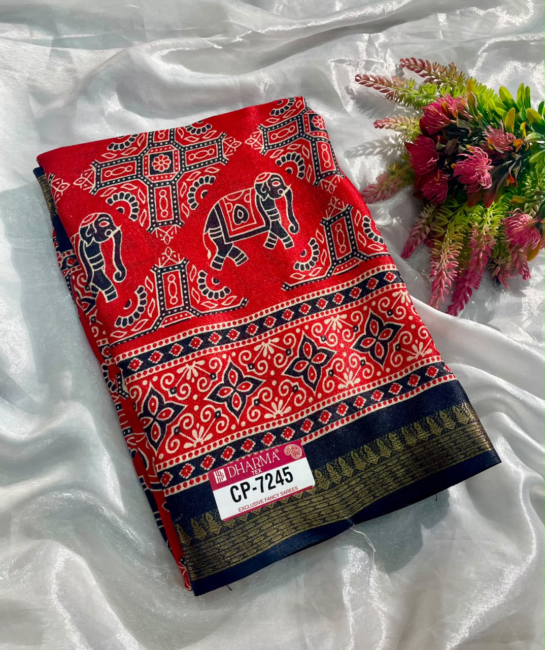 CP-7245 Marshmallow saree