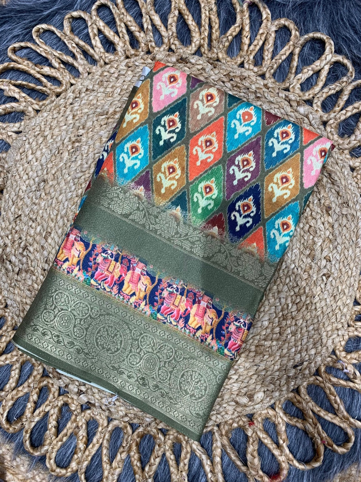 DP-POWER DOLA SILK SAREE WITH BEAUTIFUL DESIGN CATLOG ITEM AWESOME VARIETY