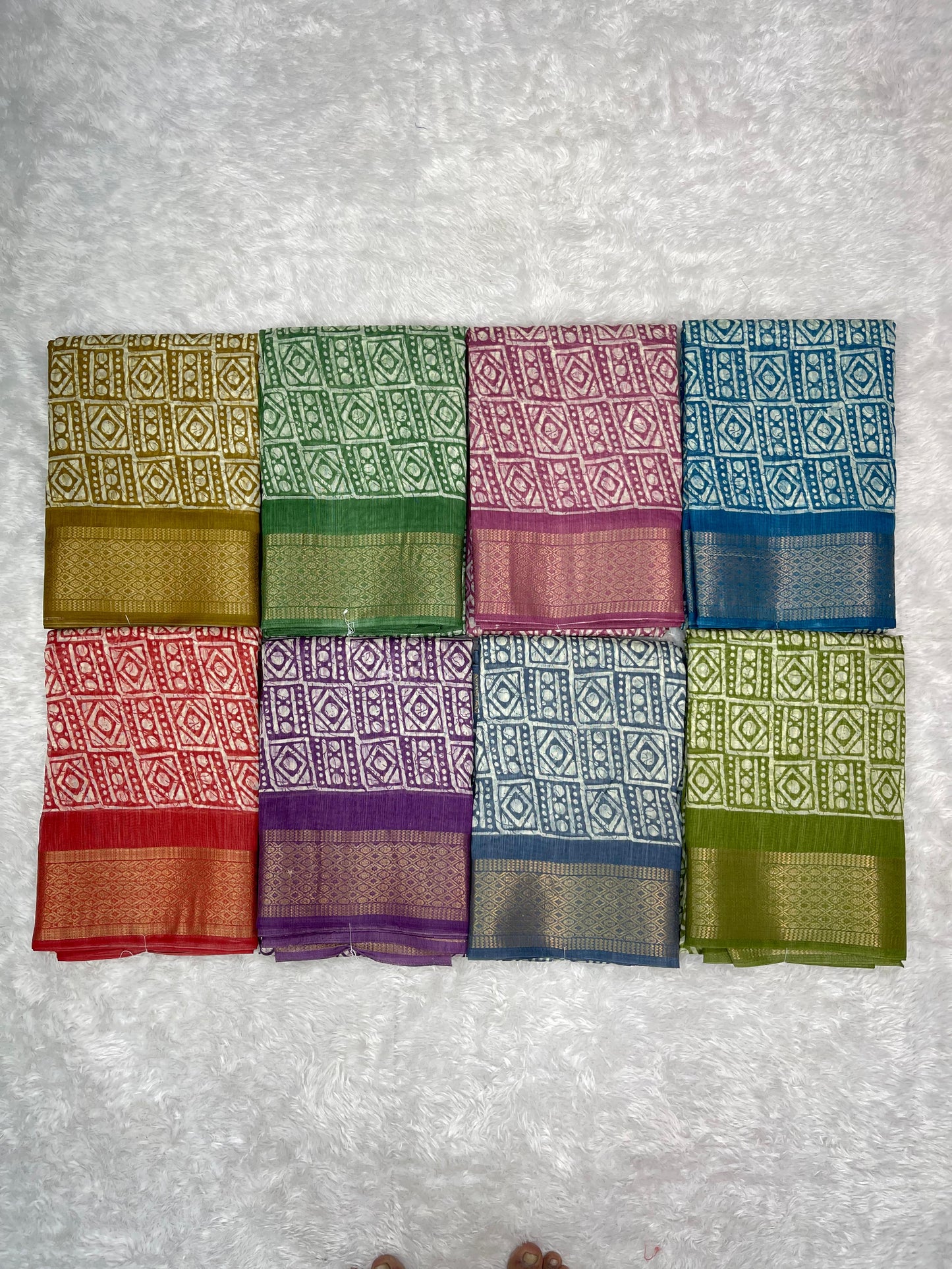 NF-1027 HEAVY LINEN COTTON WITH ALL OVER PRINT AND JARI HEAVY BRODER
