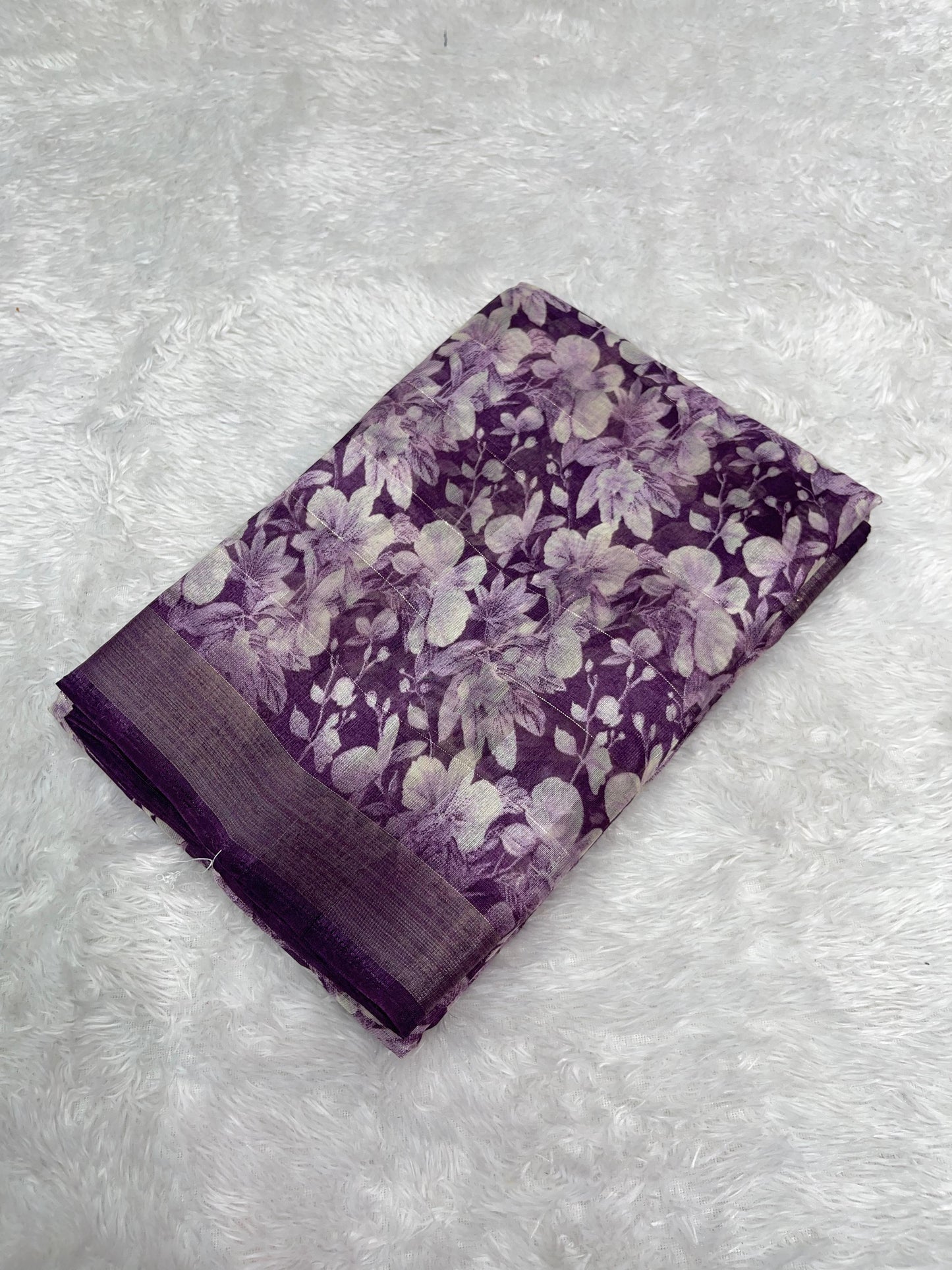 NF-1042 HEAVY LINEN COTTON WITH ALL OVER PRINT AND JARI HEAVY BRODER
