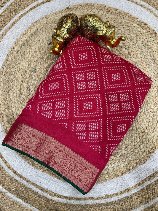 KAS-BREAKFREE FANCY PATTERN MASSMILO PADDING PRINT WITH PIPING BORDER