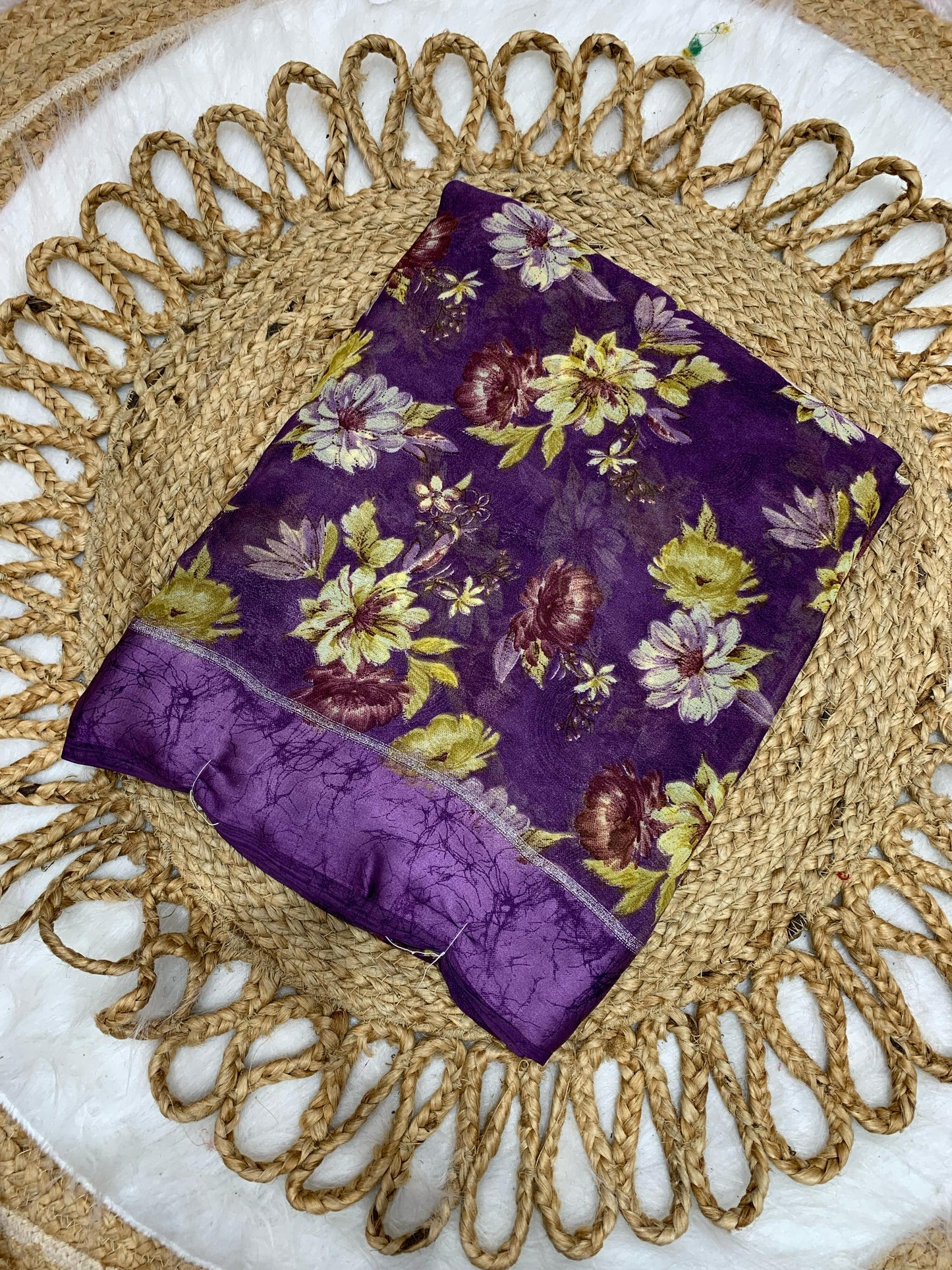 KAS-SWEETY FANCY MOSS VISCOS SAREE PATTERN WITH DIGITAL STYLE PRINT