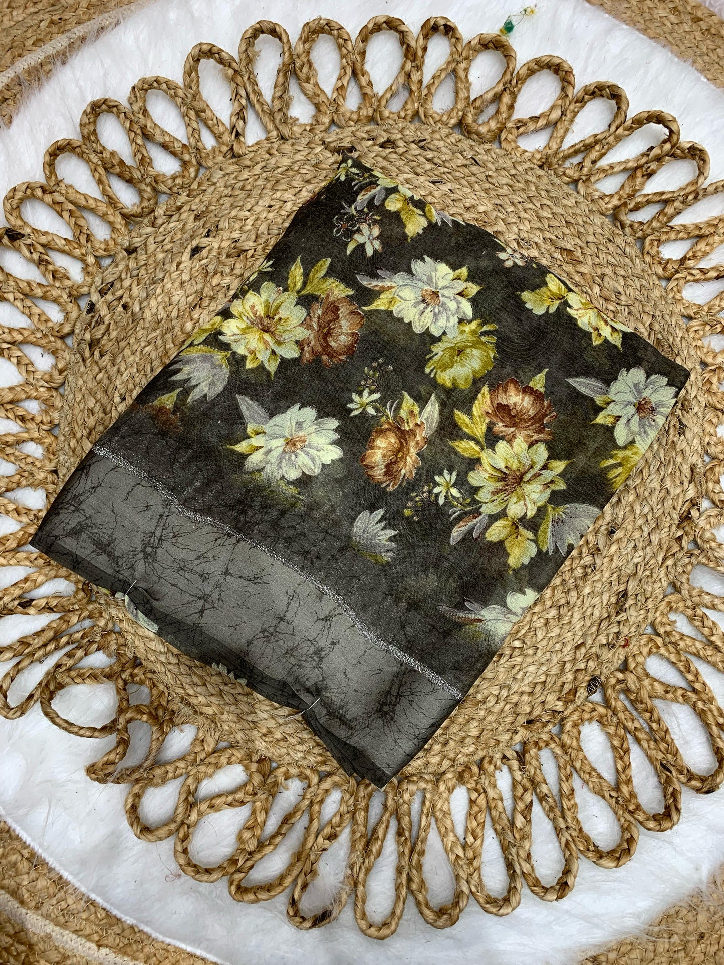 KAS-SWEETY FANCY MOSS VISCOS SAREE PATTERN WITH DIGITAL STYLE PRINT