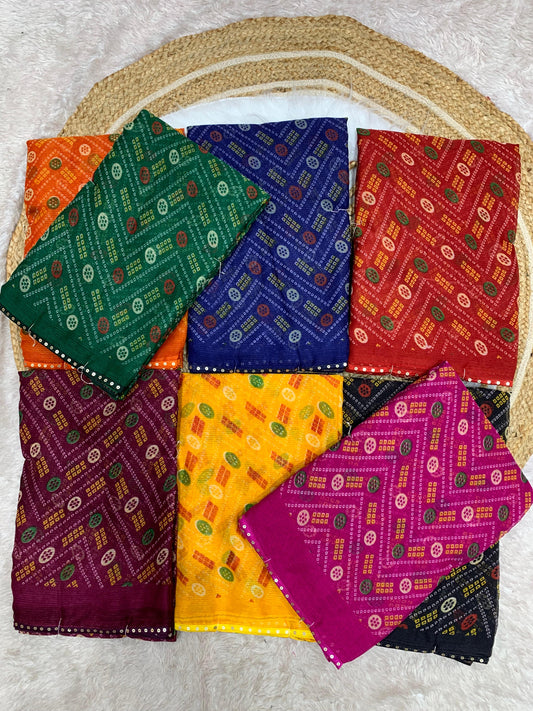 SV-BELLA ZOMATO SAREE WITH SEQUENCE LACE WITH BEAUTIFUL PRINT