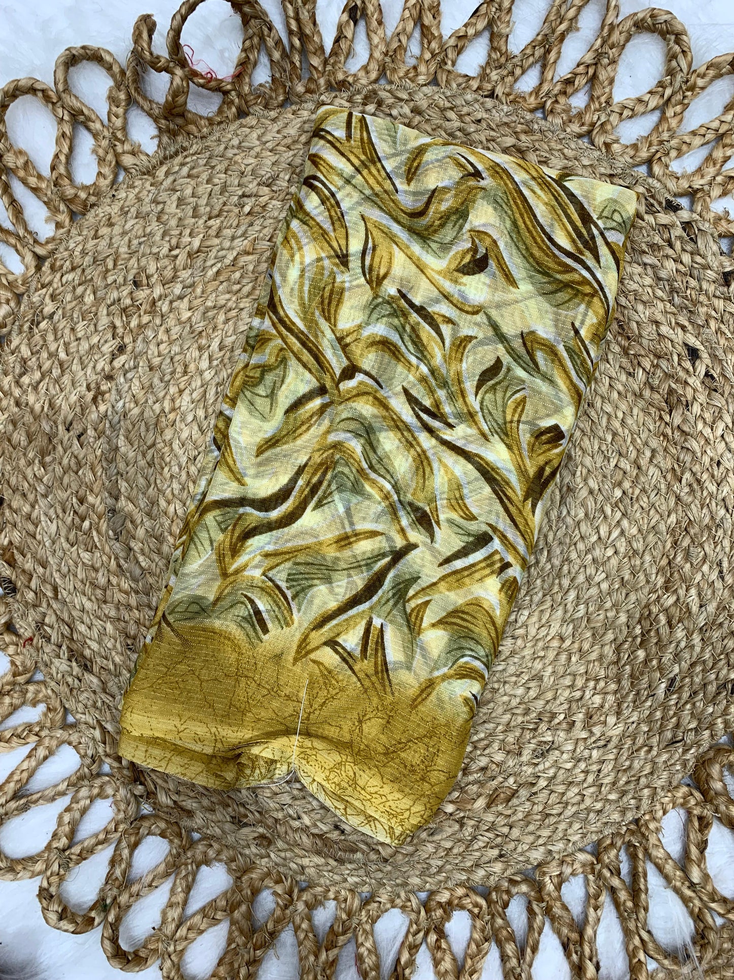 SV-PUZZLE ZOMATO SAREE WITH FLORAL DESIGN BORDER LESS
