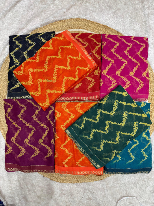 SV-SUPERHIT ZOMATO SAREE WITH FANCY BORDER WITH BEAUTIFUL DESIGN