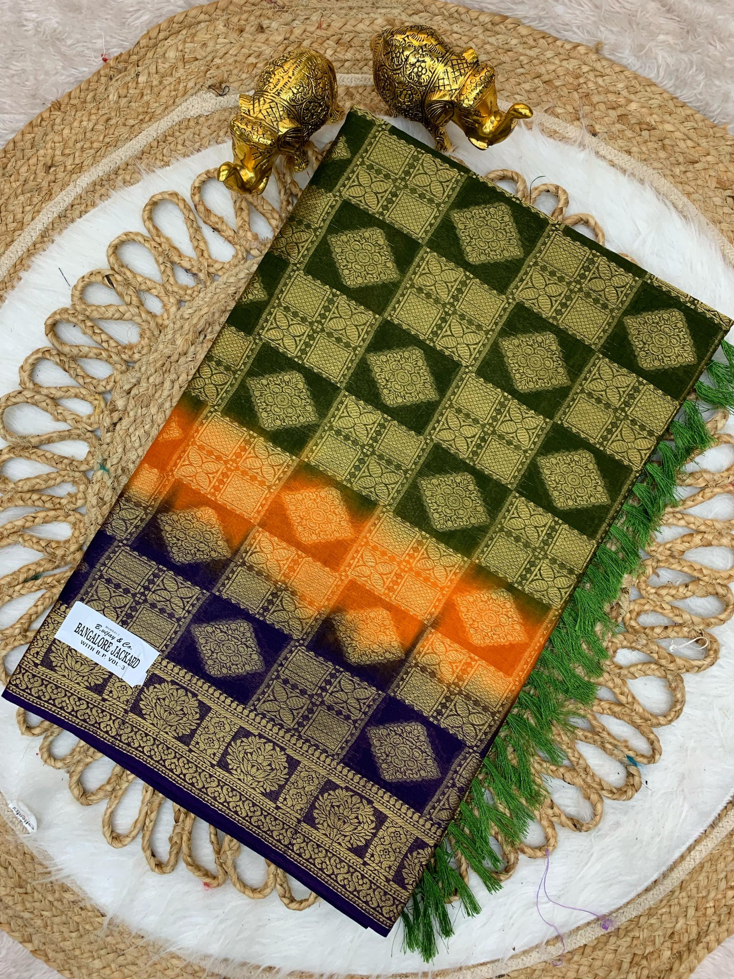 CT-BANGLORE PURE COTTON SAREE WITH BEAUTIFUL ALL DESIGNS