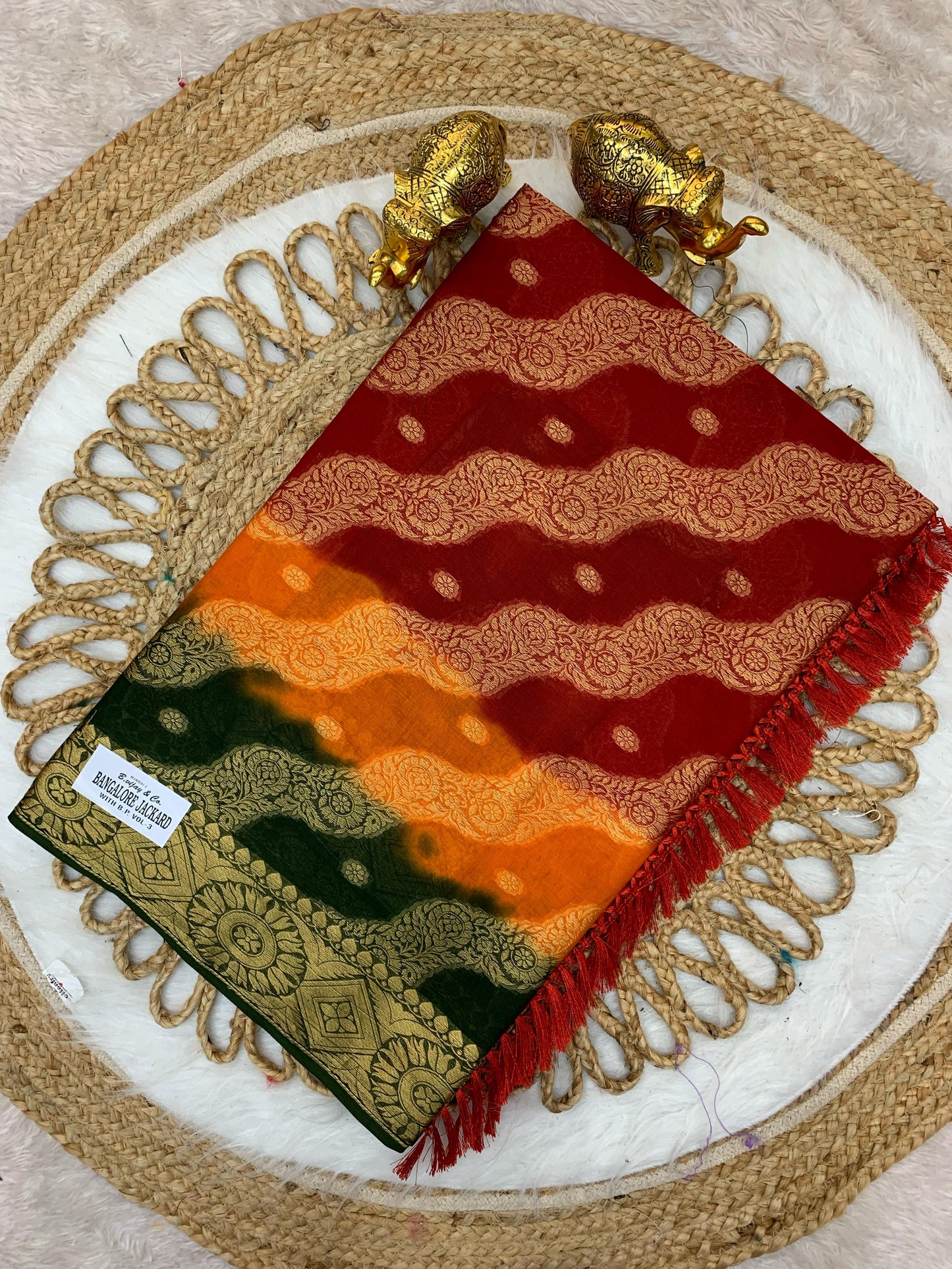 CT-BANGLORE PURE COTTON SAREE WITH BEAUTIFUL ALL DESIGNS