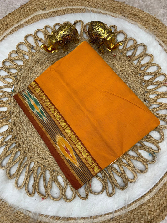 CT-SRIDEVI SOFT COTTON SAREE WITH BEAUTIFUL BORDER