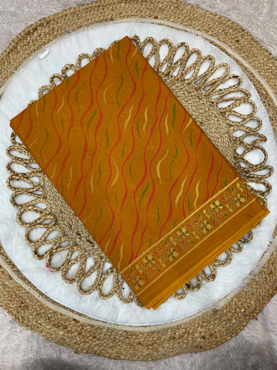 CT-VANDNA BEAUTY PURE SUTI COTTON SAREE WITH BEAUTIFUL PRINTS