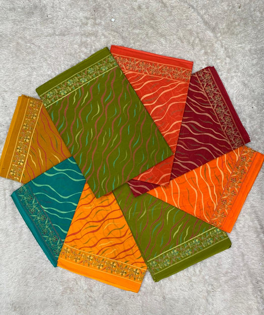 CT-VANDNA BEAUTY PURE SUTI COTTON SAREE WITH BEAUTIFUL PRINTS