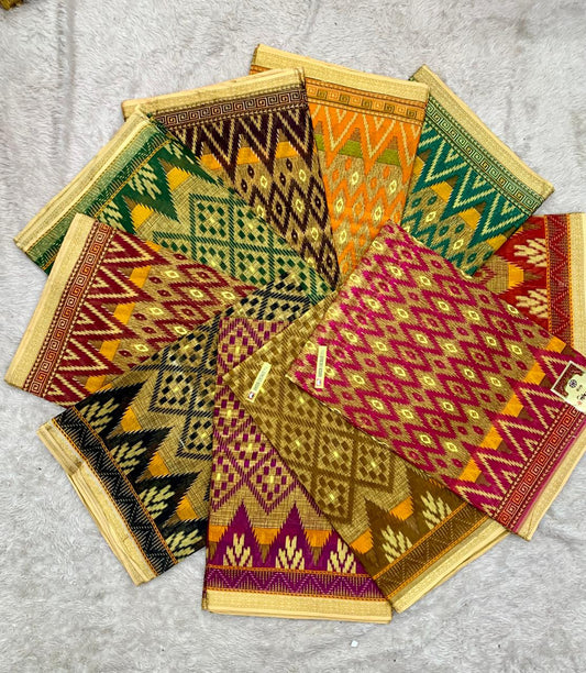CT-KHEER CHURAM SUTI COTTON SAREE WITH BEAUTIFUL TRADITIONAL PRINT