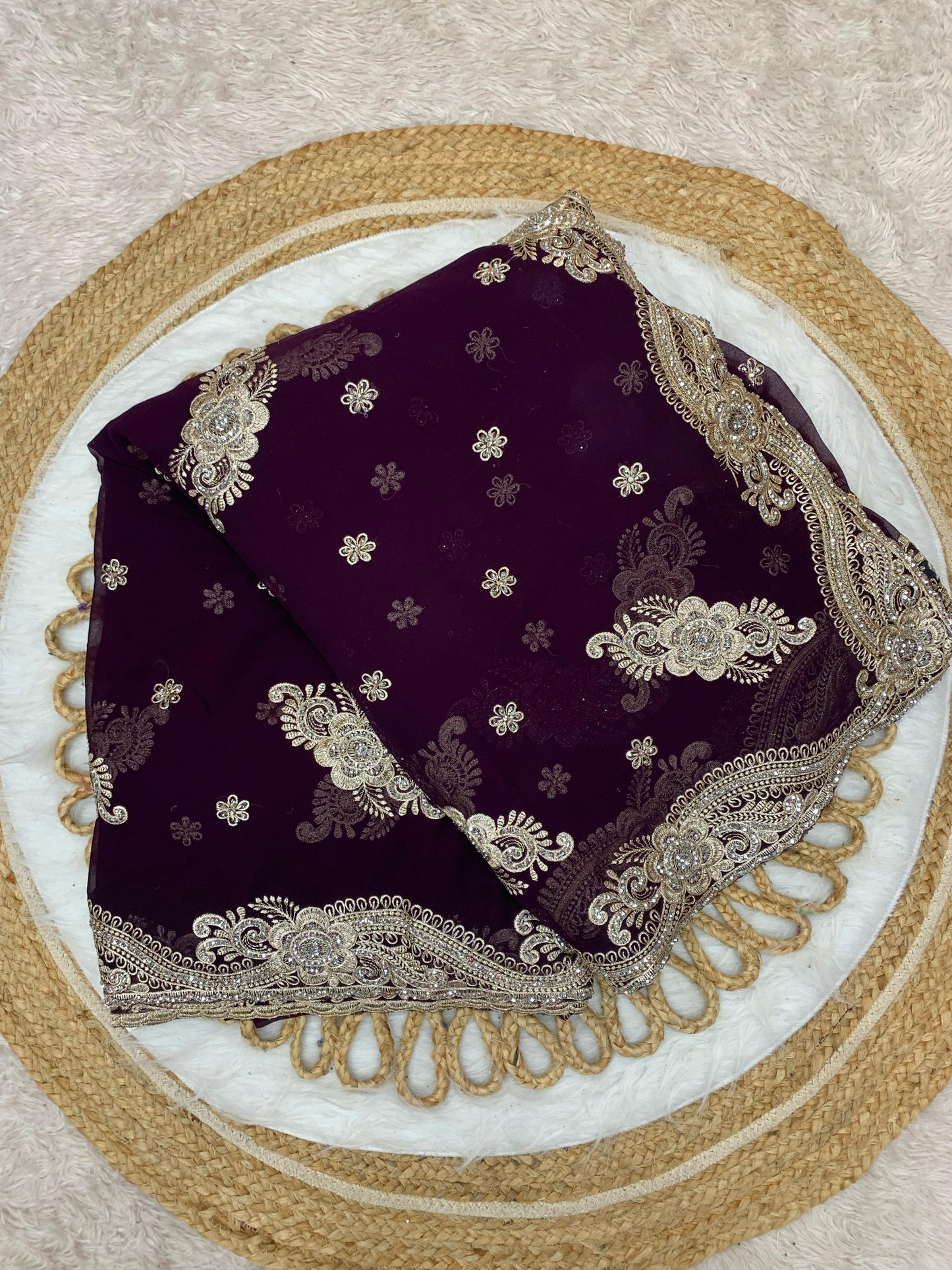BS-LAL MOTI BLOOMING SAREE WITH BEAUTIFUL BOLYWOOD STYLE SAREE WITH HEAVY EMBORDIERY WORK WITH DIAMOND WORK