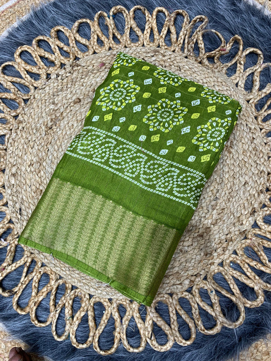 RK-7012 DOLA RIKO SAREE WITH BEAUTIFUL PRINT WITH JAREE LINING