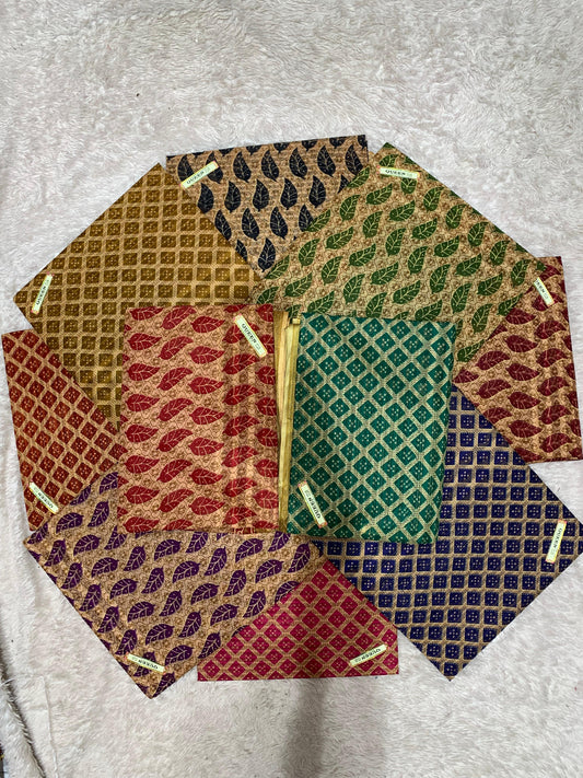 CT-QUEEN-BP SUTI COTTON SAREE WITH BEAUTIFUL PRINT WITH CHIKKO COLOUR COMMON WITH BLOUSE PIECE