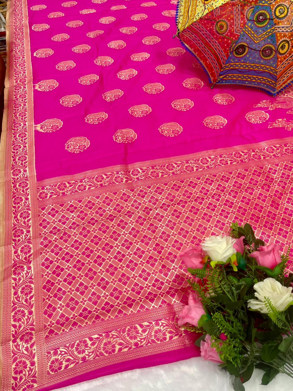 AJ-HIMAYA CHAMPION SILK SAREE WITH BEAUTIFUL DESIGN WITH RICH PALLU AND BUTTA DESIGN