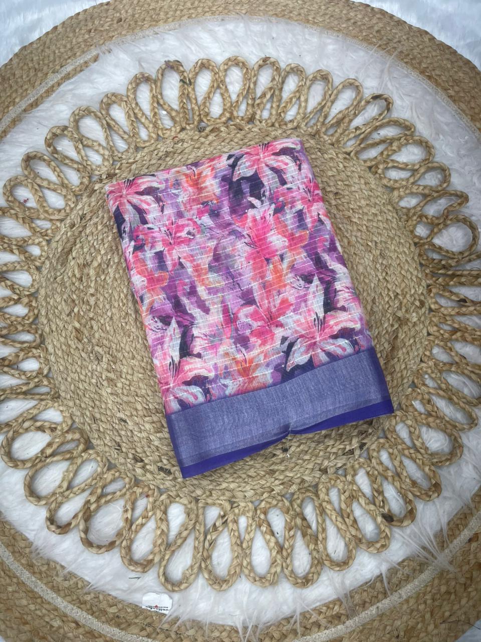 DP-4018 HEAVY LINEN LINING WITH BEAUTIFUL DIGITAL PRINT