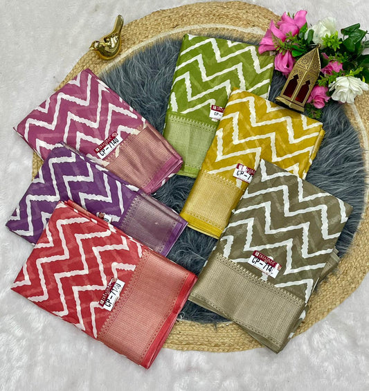 CP-7140 DOLA RIKO SAREE WITH BEAUTFOL DESIGN WITH RICH PALLU DESIGN WITH BLOUSE
