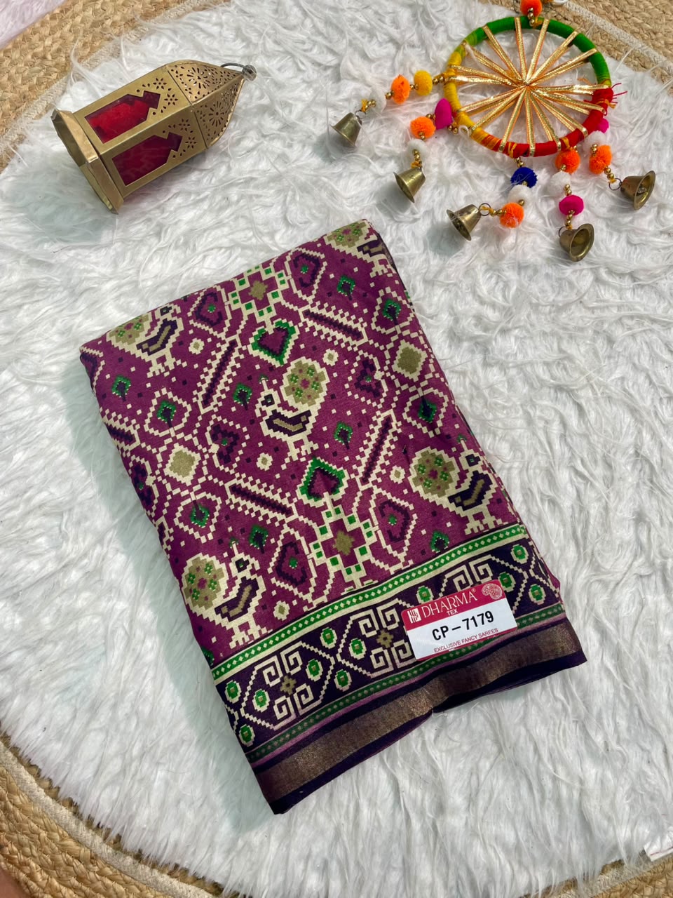 CP-7179  MAL COTTON FABRIC SAREE WITH BEAUTIFUL DESIGN WITH RICH PALLU DESIGN WITH BEAUTIFUL BORDER WITH BLOUSE