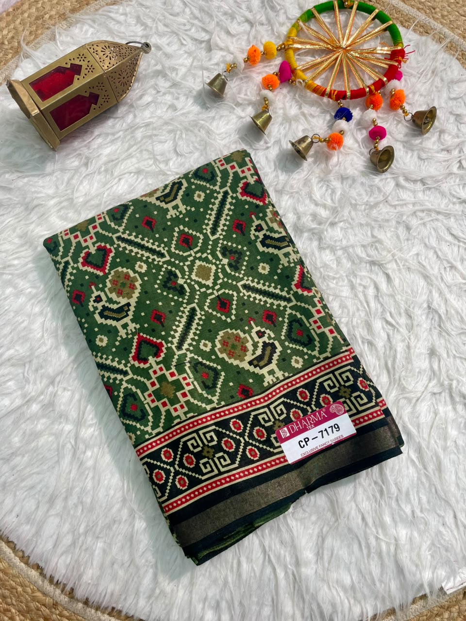 CP-7179  MAL COTTON FABRIC SAREE WITH BEAUTIFUL DESIGN WITH RICH PALLU DESIGN WITH BEAUTIFUL BORDER WITH BLOUSE