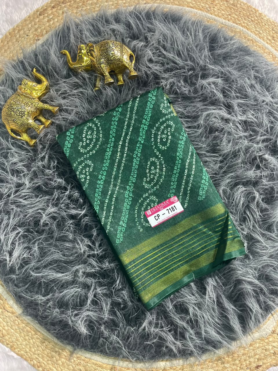 CP-7181 ZOMATO ZARI FABRIC SAREE WITH RICH PALLU DESIGN WITH BEAUTIFUL PRINT WITH BLOUSE