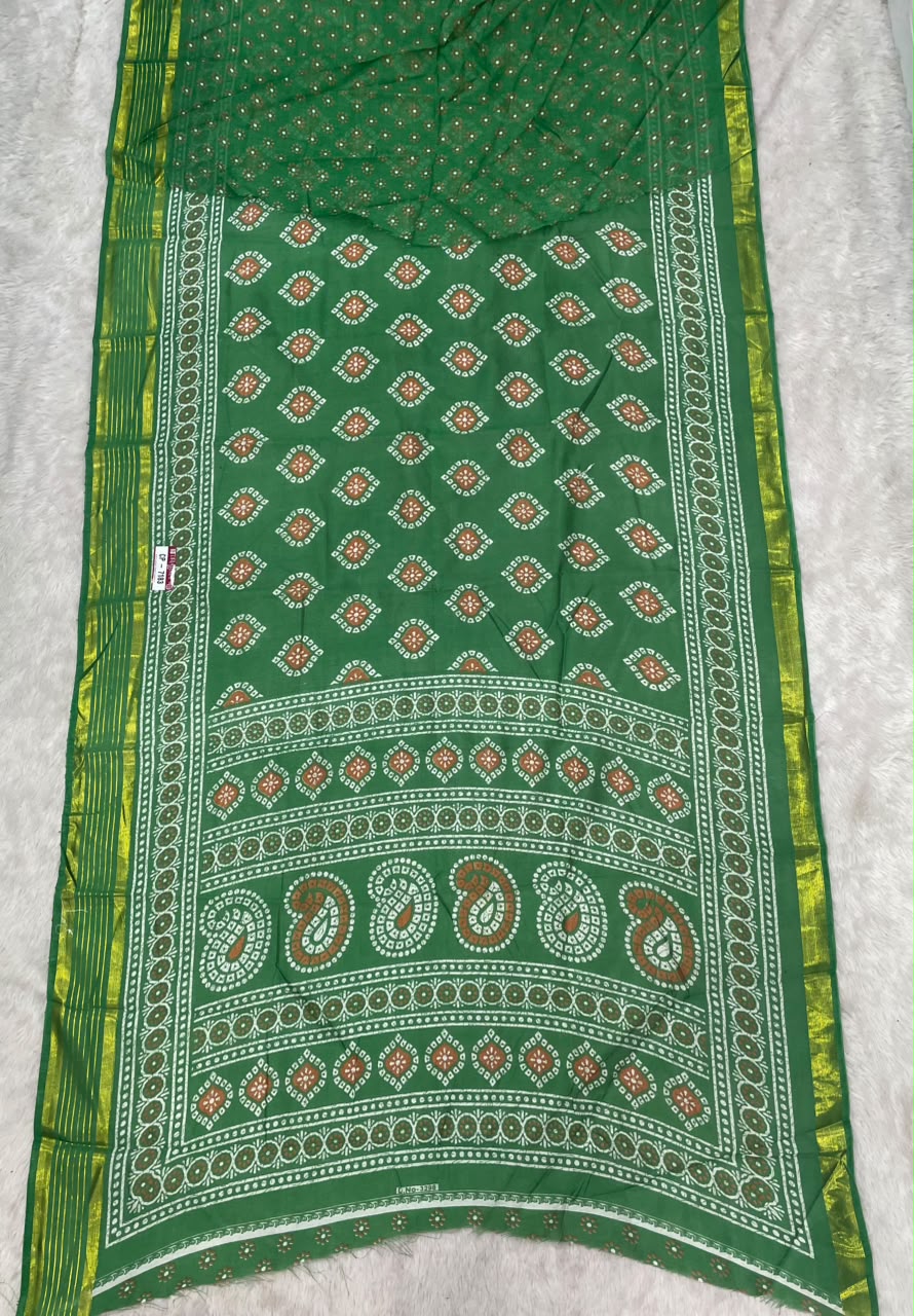 CP-7183 ZOMATO ZARI FABRIC SAREE WITH RICH PALLU DESIGN WITH BEAUTIFUL PRINT WITH BLOUSE