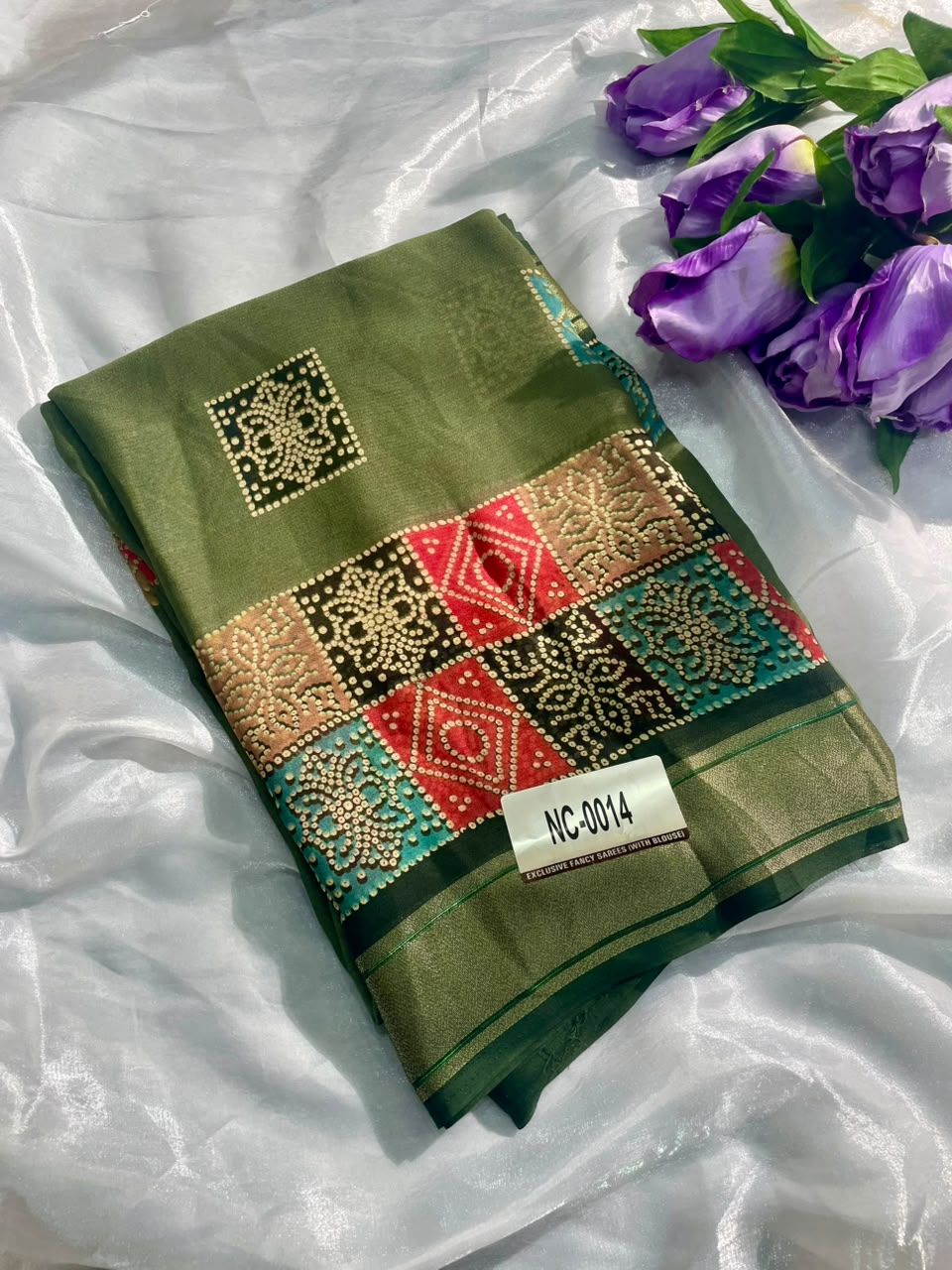 NC-0014 VISCOS SILK FABRIC SAREE WITH RICH PALLU DESIGN WITH BEAUTIFUL SAREE WITH BLOUSE