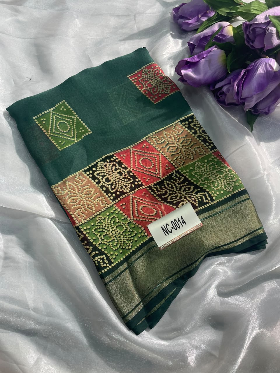 NC-0014 VISCOS SILK FABRIC SAREE WITH RICH PALLU DESIGN WITH BEAUTIFUL SAREE WITH BLOUSE