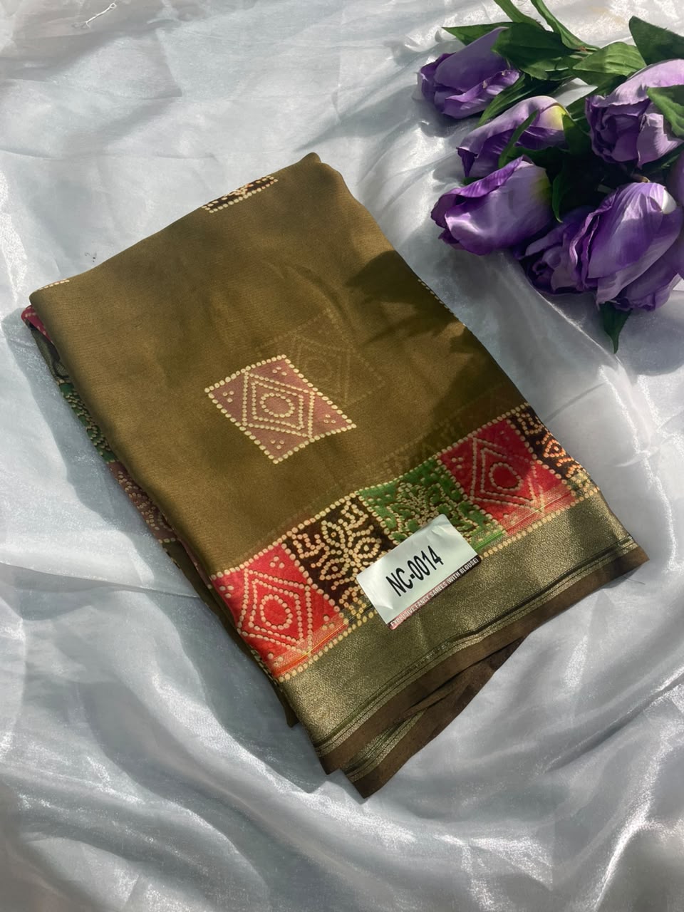 NC-0014 VISCOS SILK FABRIC SAREE WITH RICH PALLU DESIGN WITH BEAUTIFUL SAREE WITH BLOUSE