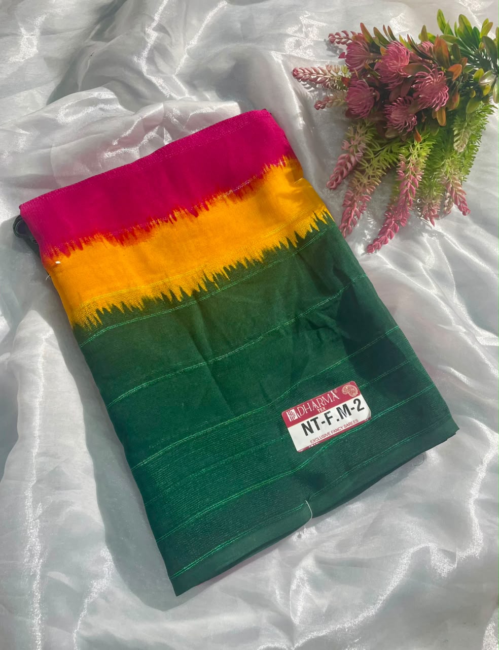 NT-F.M-2  FANCY PATTERN SAREE WITH BEAUTIFUL DESIGN WITH RICH PALLU DESIGN WITH BUTTA DESIGN WITH BORDER WITH BLLOUSE